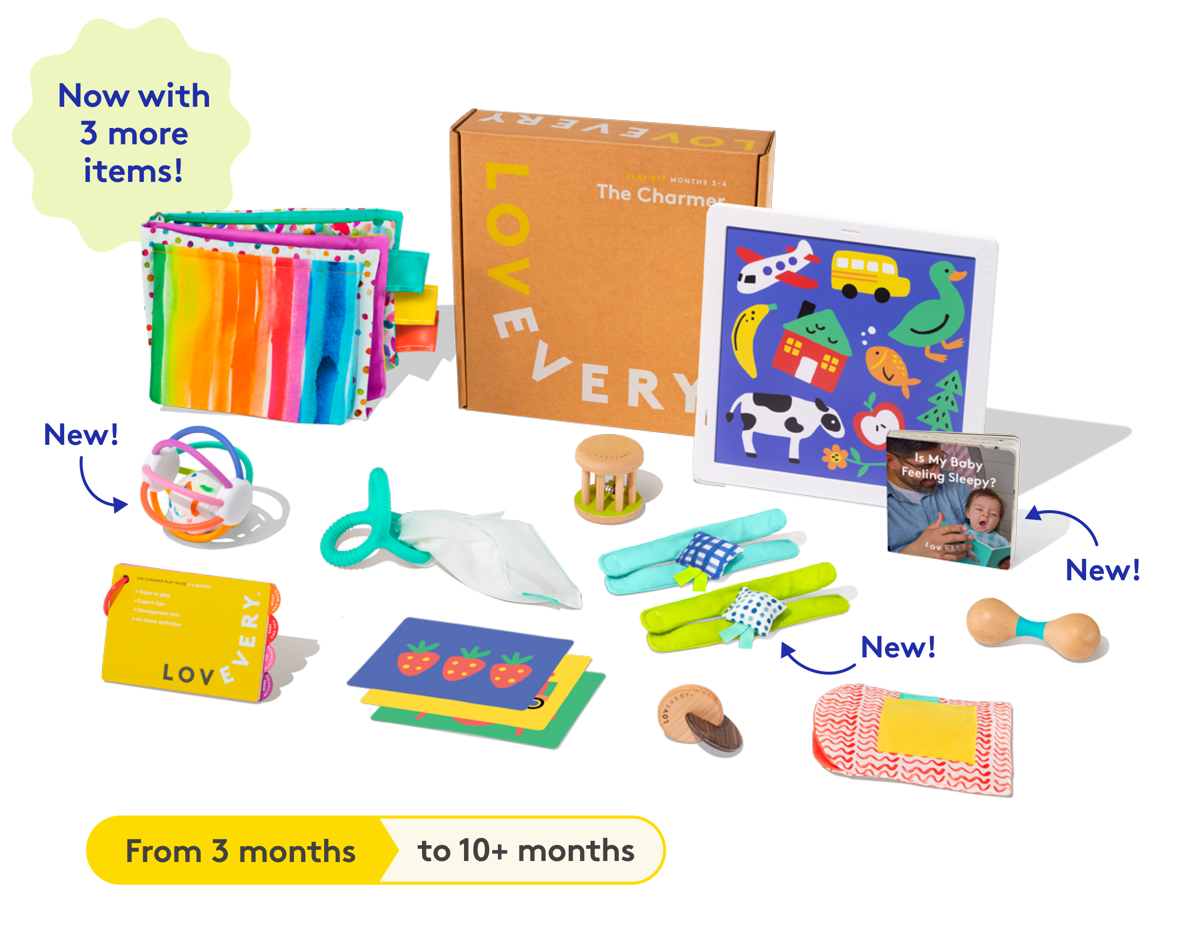 The Charmer Play Kit | 3- to 4-Month-Old Baby Toys | Lovevery