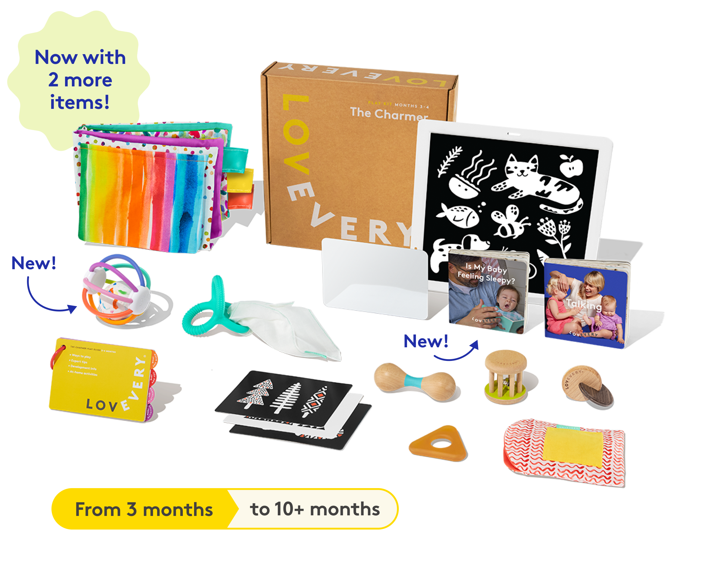 The Charmer Play Kit | 3- to 4-Month-Old Baby Toys | Lovevery