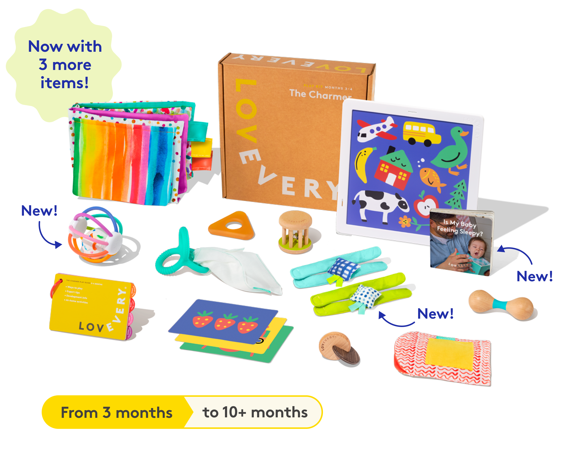 The Charmer Play Kit | 3- to 4-Month-Old Baby Toys | Lovevery The Charmer Play Kit | 3- to 4-Month-Old Baby Toys | Lovevery