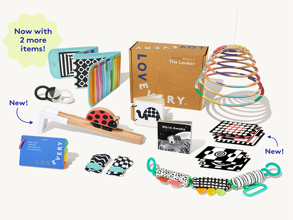 The Looker Play Kit | Toys for Newborn to 12 Week Olds | Lovevery