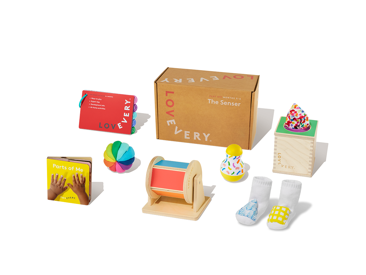 The Senser Play Kit | 5- to 6-Month-Old Baby Toys | Lovevery