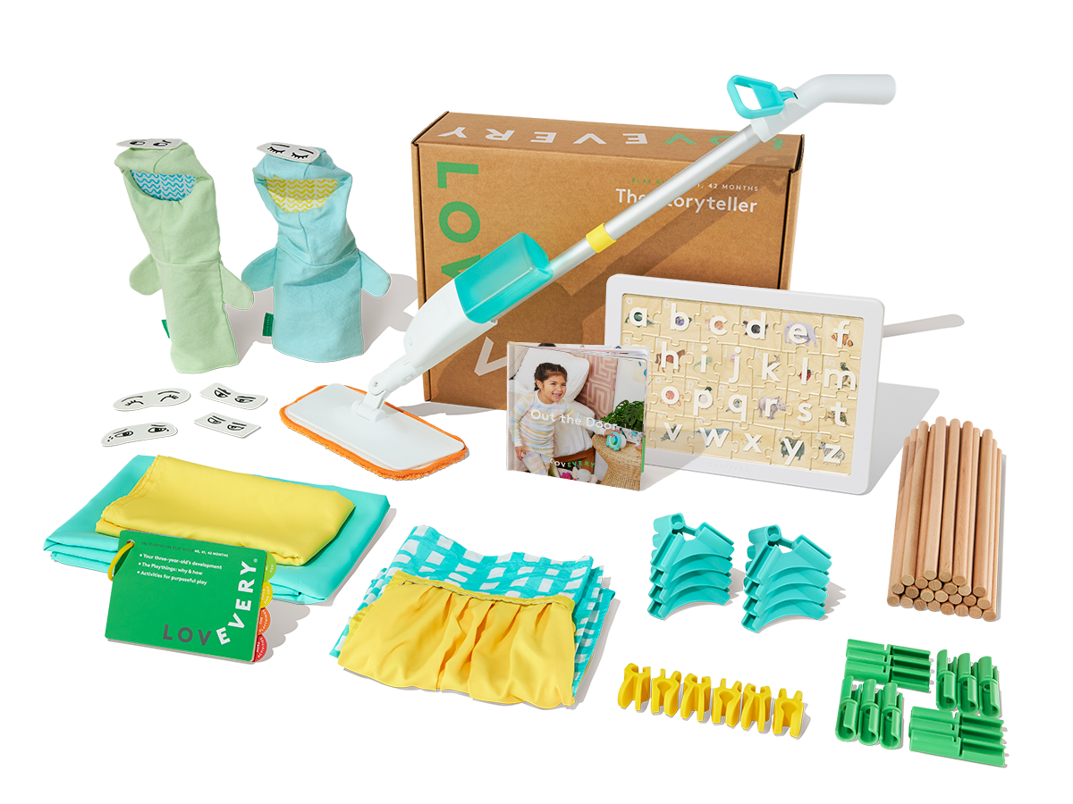 =LOVE モーリー　パペット 9体セット The Storyteller Play Kit | Toys for 3-Year Olds | Lovevery