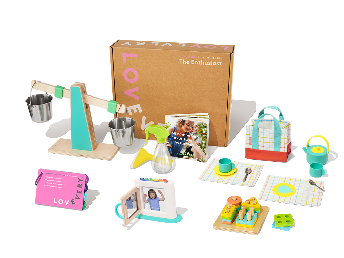 知育玩具 LOVEVERY Play Kit 25 26 27M The Helper The Helper Play Kit | Toys for 2-Year-Olds | Lovevery