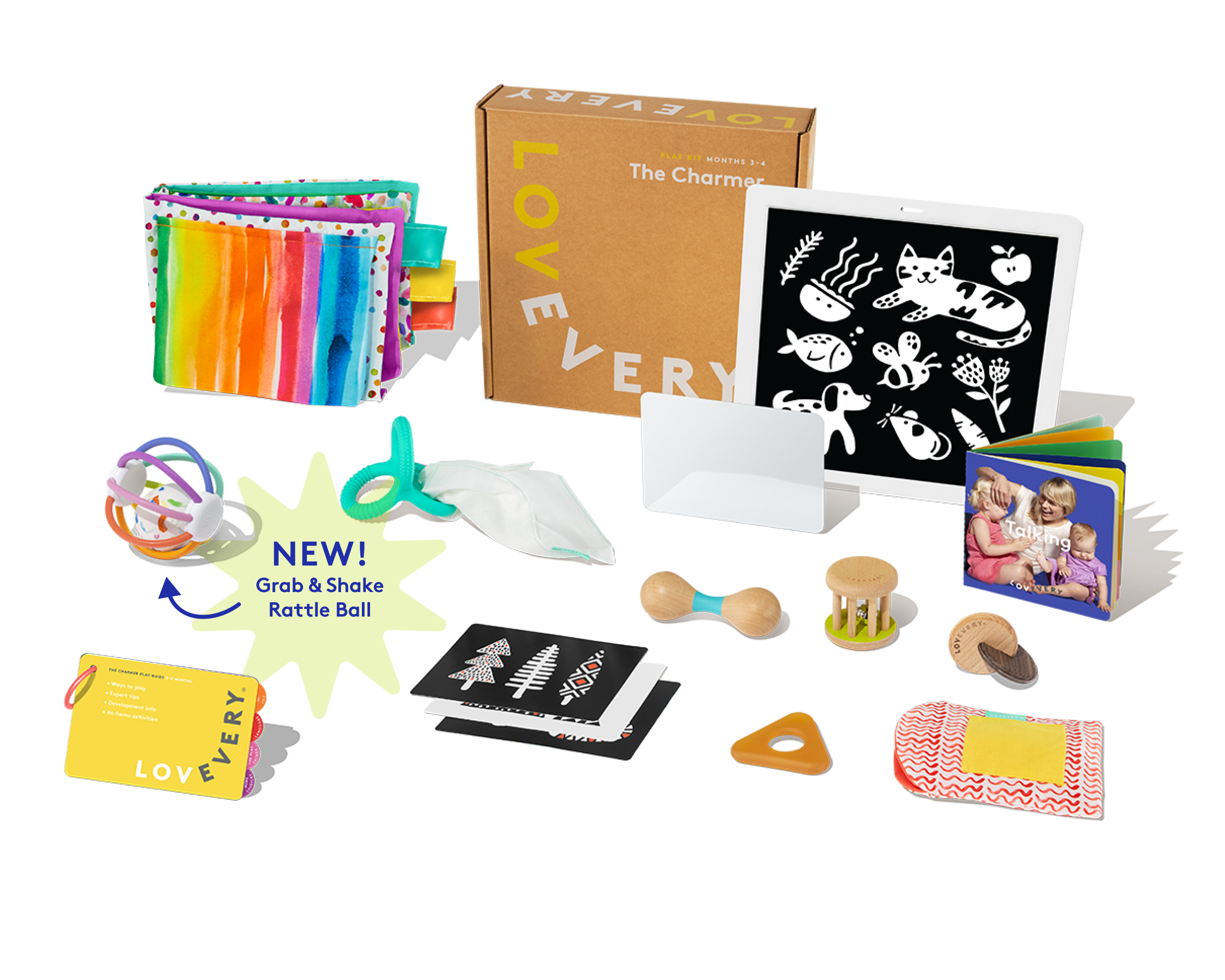 The Charmer Play Kit | 3- to 4-Month-Old Baby Toys | Lovevery