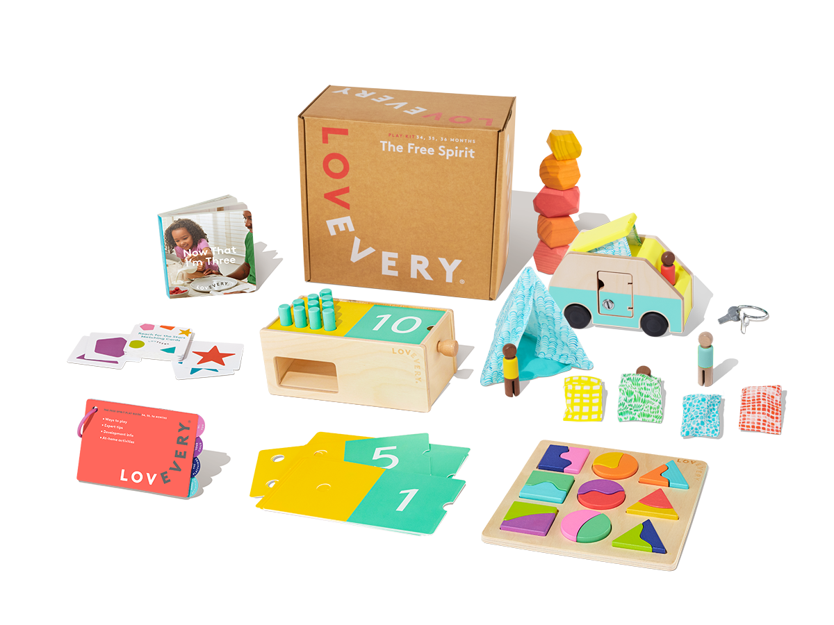 LOVEVERY 0-12 months Play Kit モンテッソーリ 玩具 美国代购Lovevery