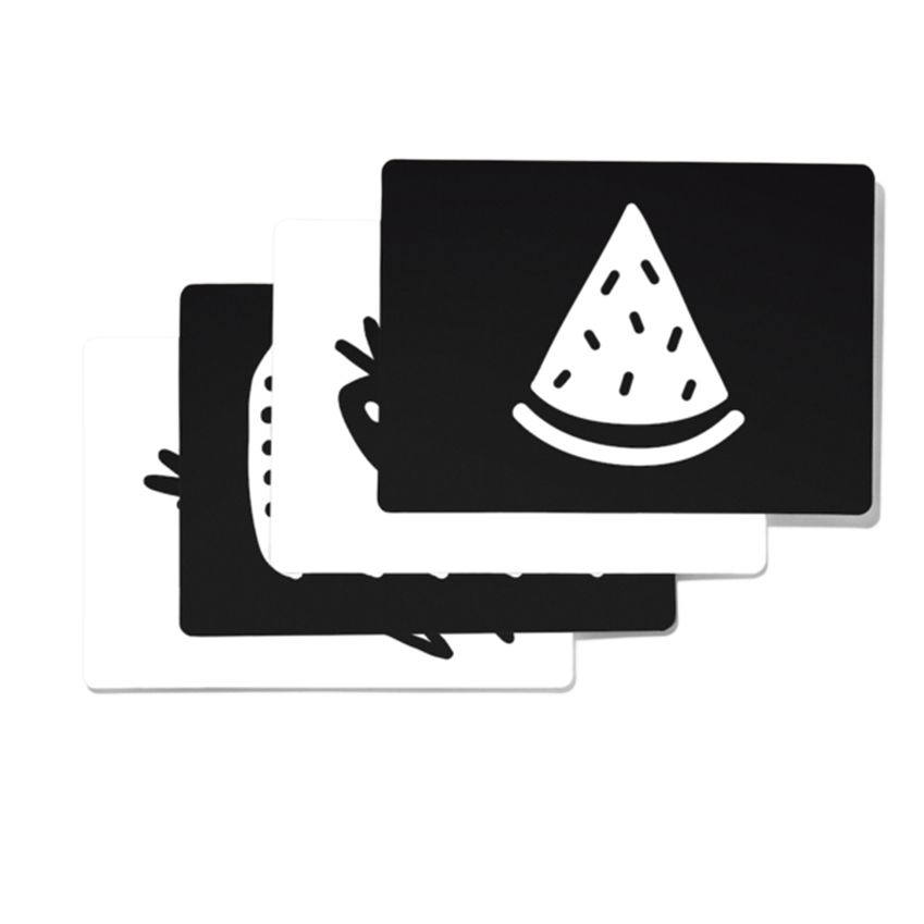 TinyTracker™ High Contrast Cards  6 Spill-Proof Black and White Visio –  The TinyTracker