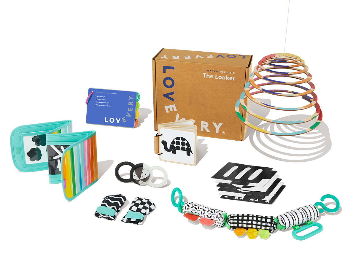 The Looker Play Kit | Toys for Newborn to 12 Week Olds | Lovevery