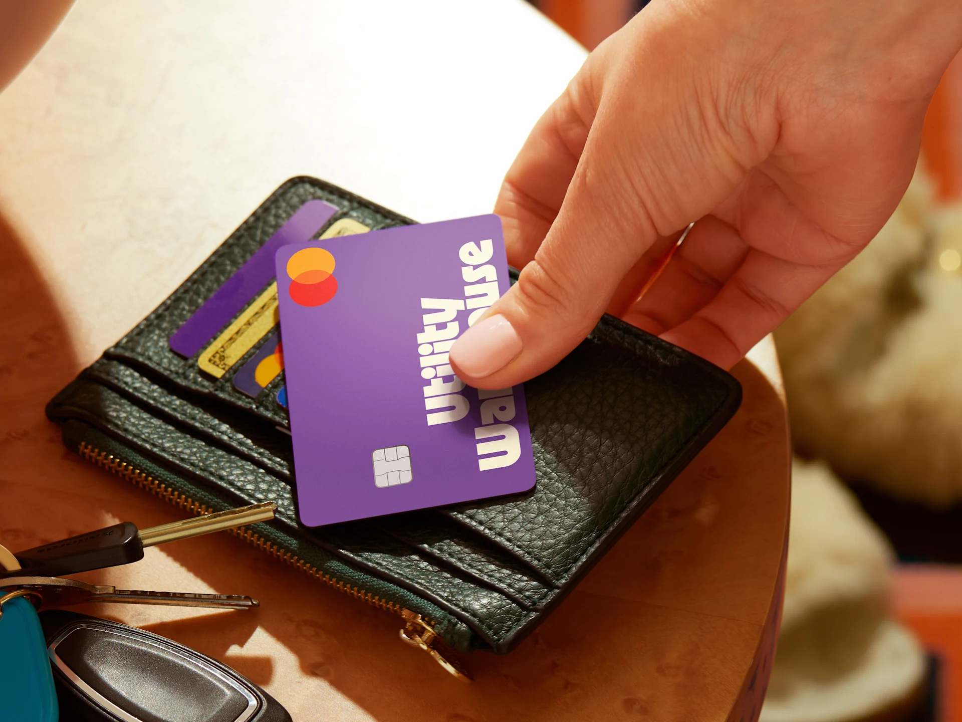 Utility Warehouse cashback card and wallet 