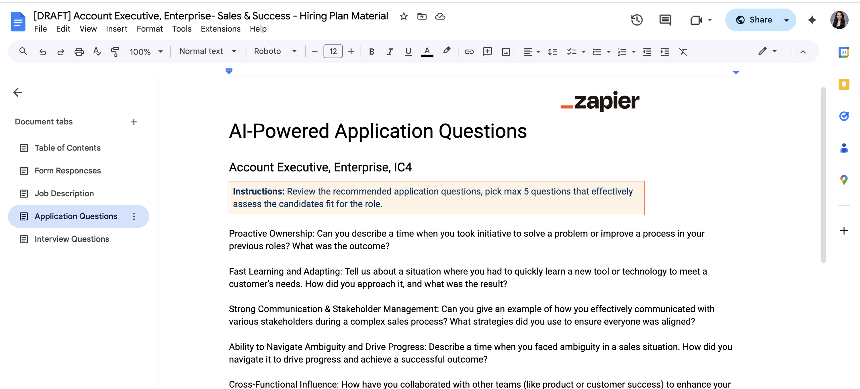 AI-Powered Hiring Material by Zapier screenshot: Screenshot 2025-04-25 at 16.01.55.png