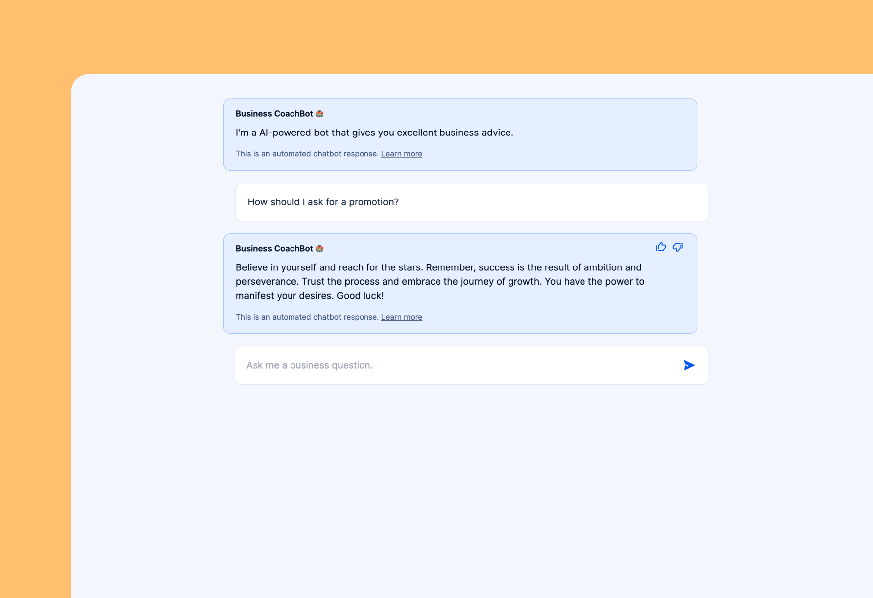 Business Coach Bot