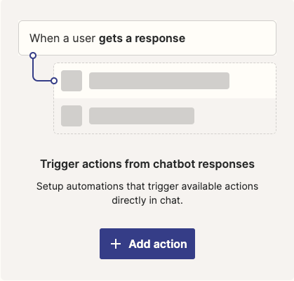 Setting the Action skill of your Vizier chatbot