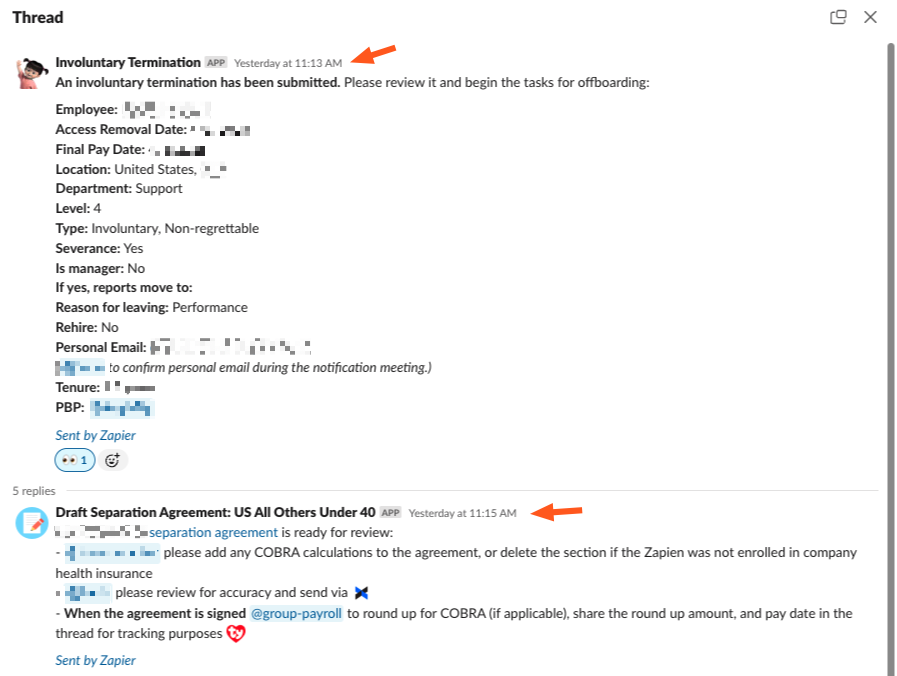 Employee Offboarding by Zapier screenshot: k4UEu96x2CKVwoPjtAQP.png