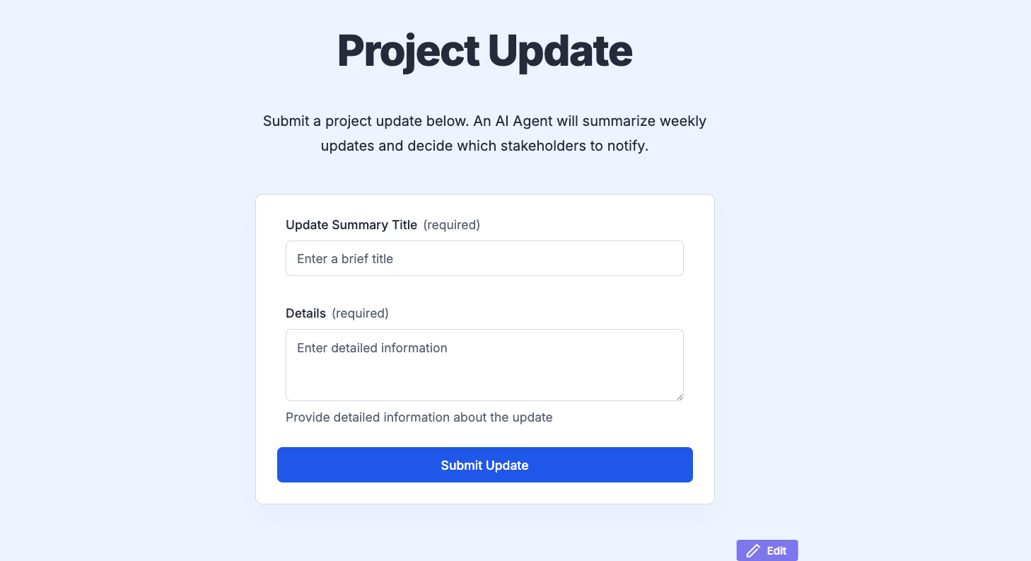 Status update in Interfaces