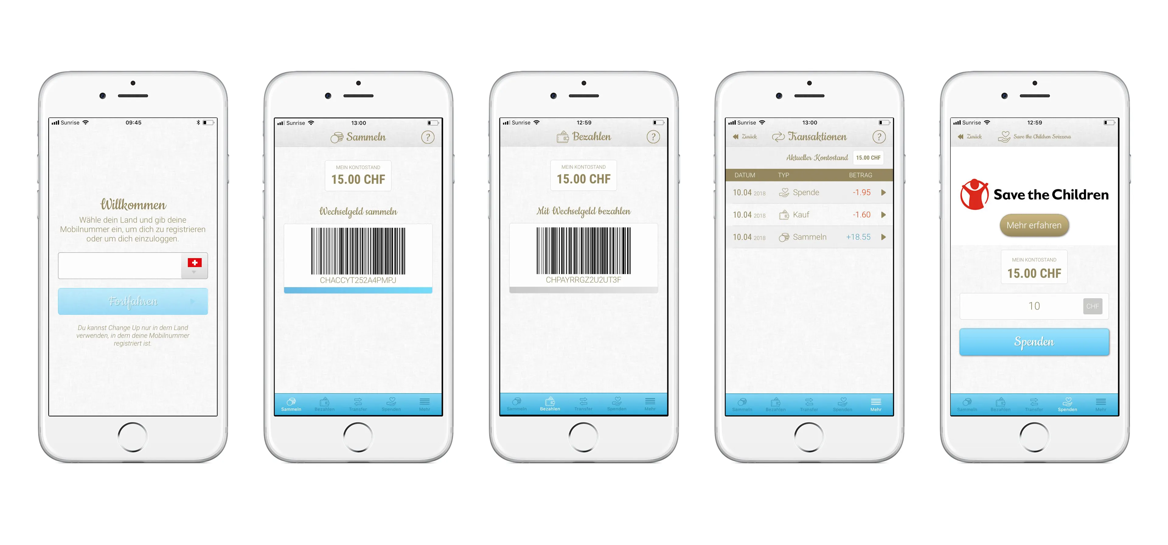 Neue Change Up App am k kiosk: Kein Münz, kein Stress und dabei Gutes tun