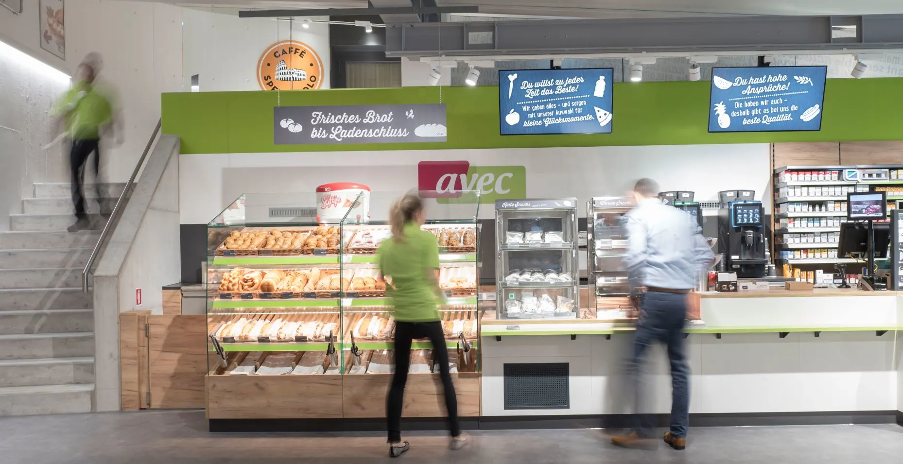 Neueröffnung eines Caffè Spettacolo und avec am Zürcher Hardplatz