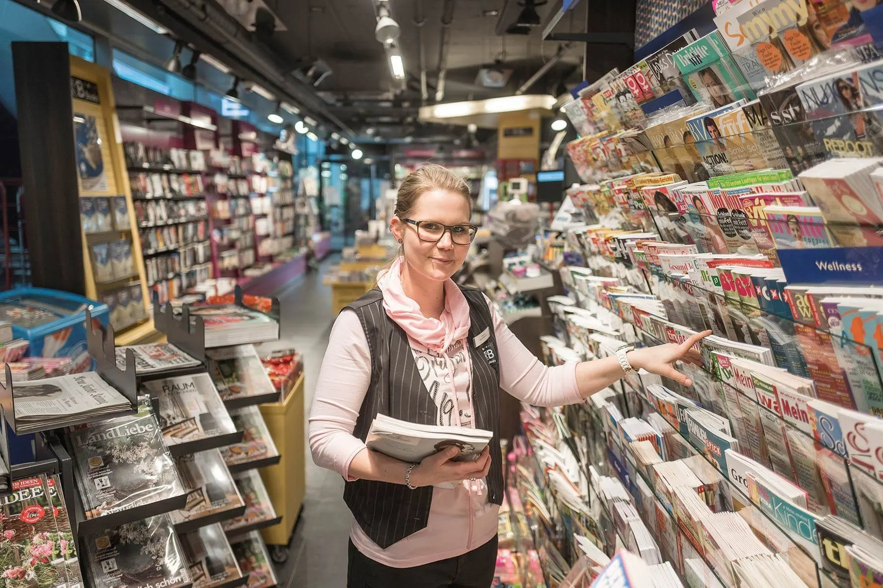Press & Books store employee