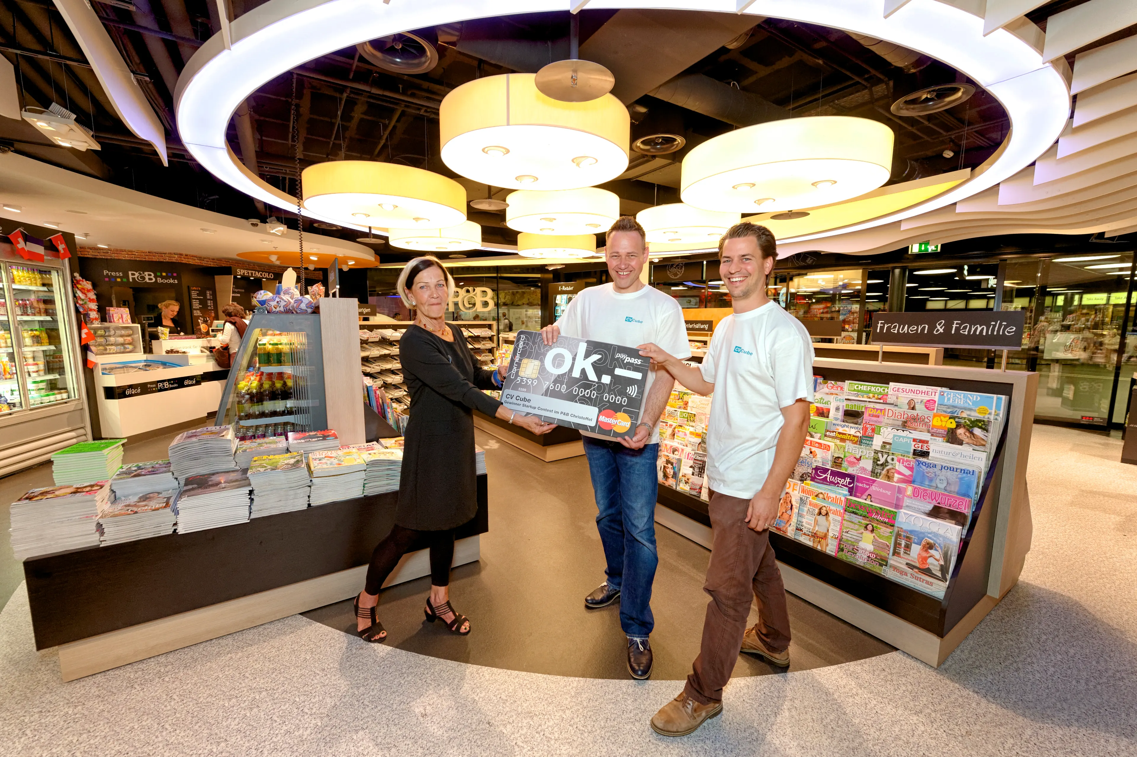 Kunden des P&B Flagshipstores in Bern küren Sieger des Start-Up-Wettbewerbs