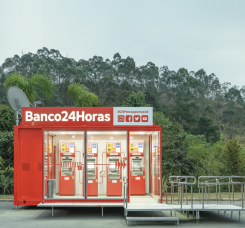 Solução móvel do Banco24Horas