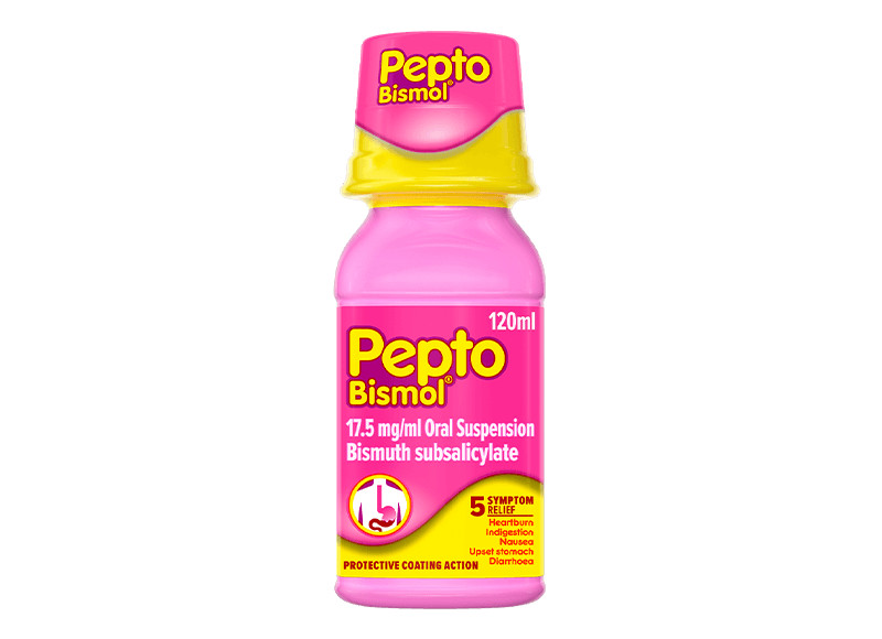 Pepto-Bismol for 5 Symptom Stomach Relief 120ml