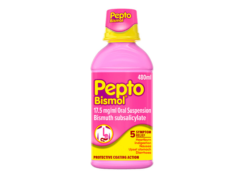 Pepto-Bismol for 5 Symptom Stomach Relief 480ml