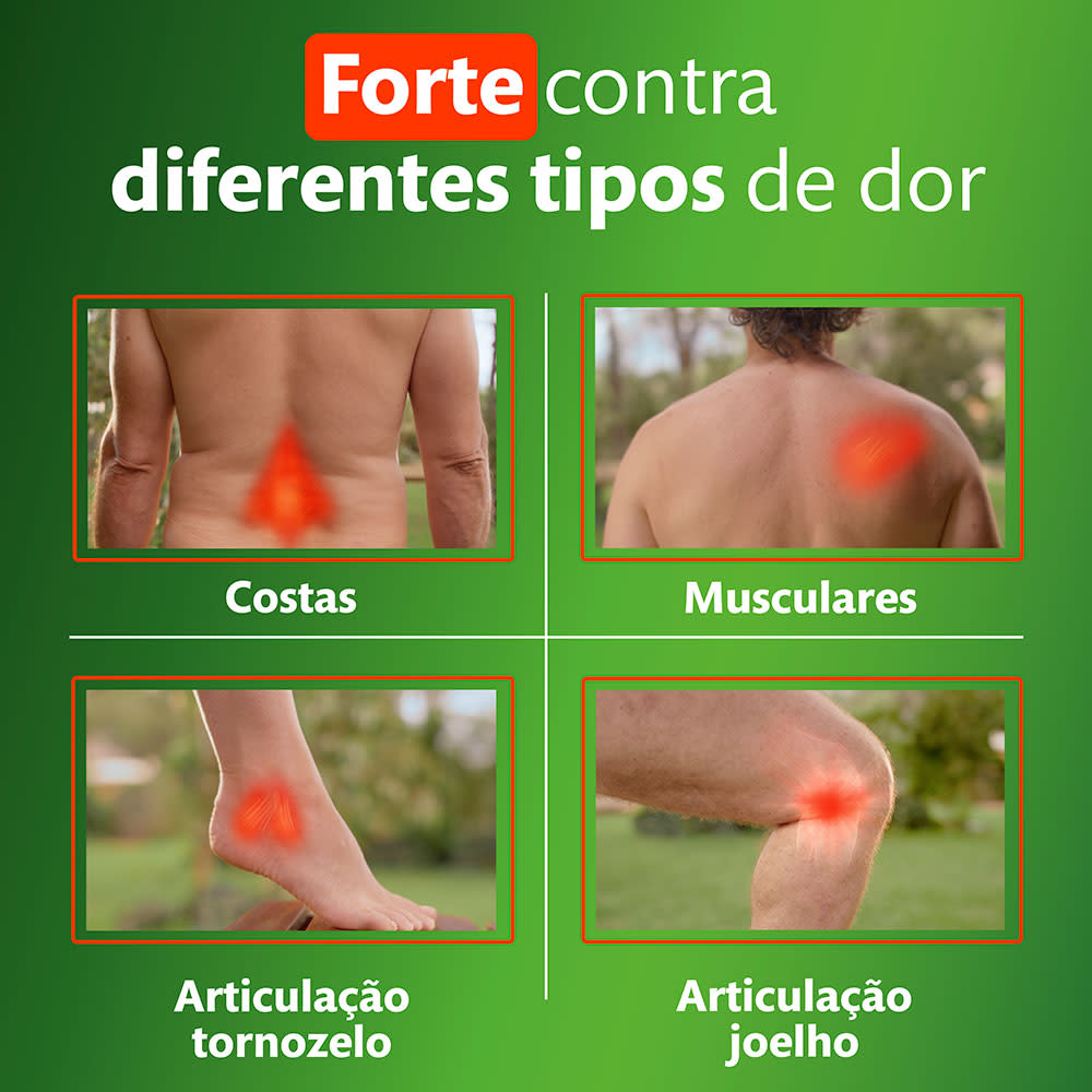 Forte contra diferentes tipos de dor