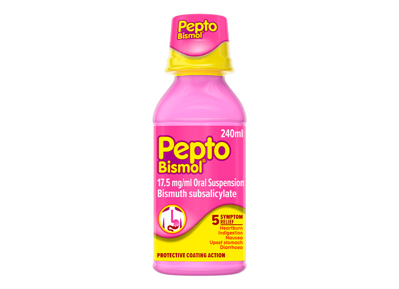 Pepto-Bismol for 5 Symptom Stomach Relief 240ml