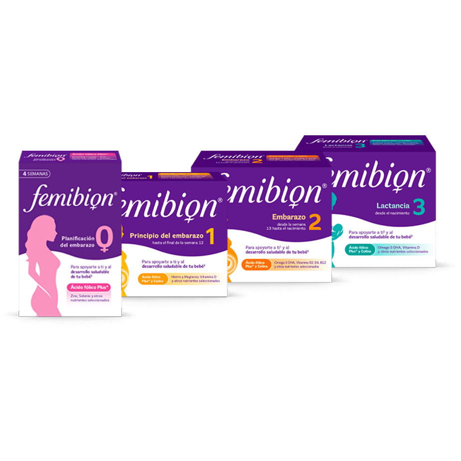 La gama de productos Femibion para embarazadas
