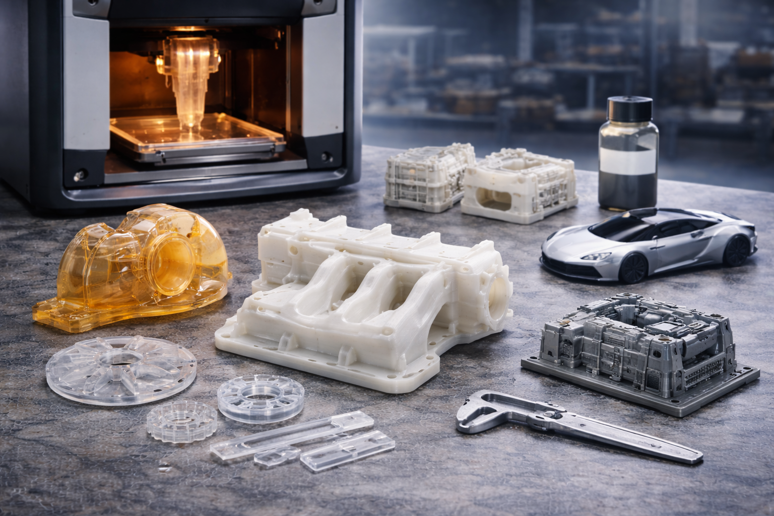 Imprimare 3D SLS din nylon – componente inginerești durabile