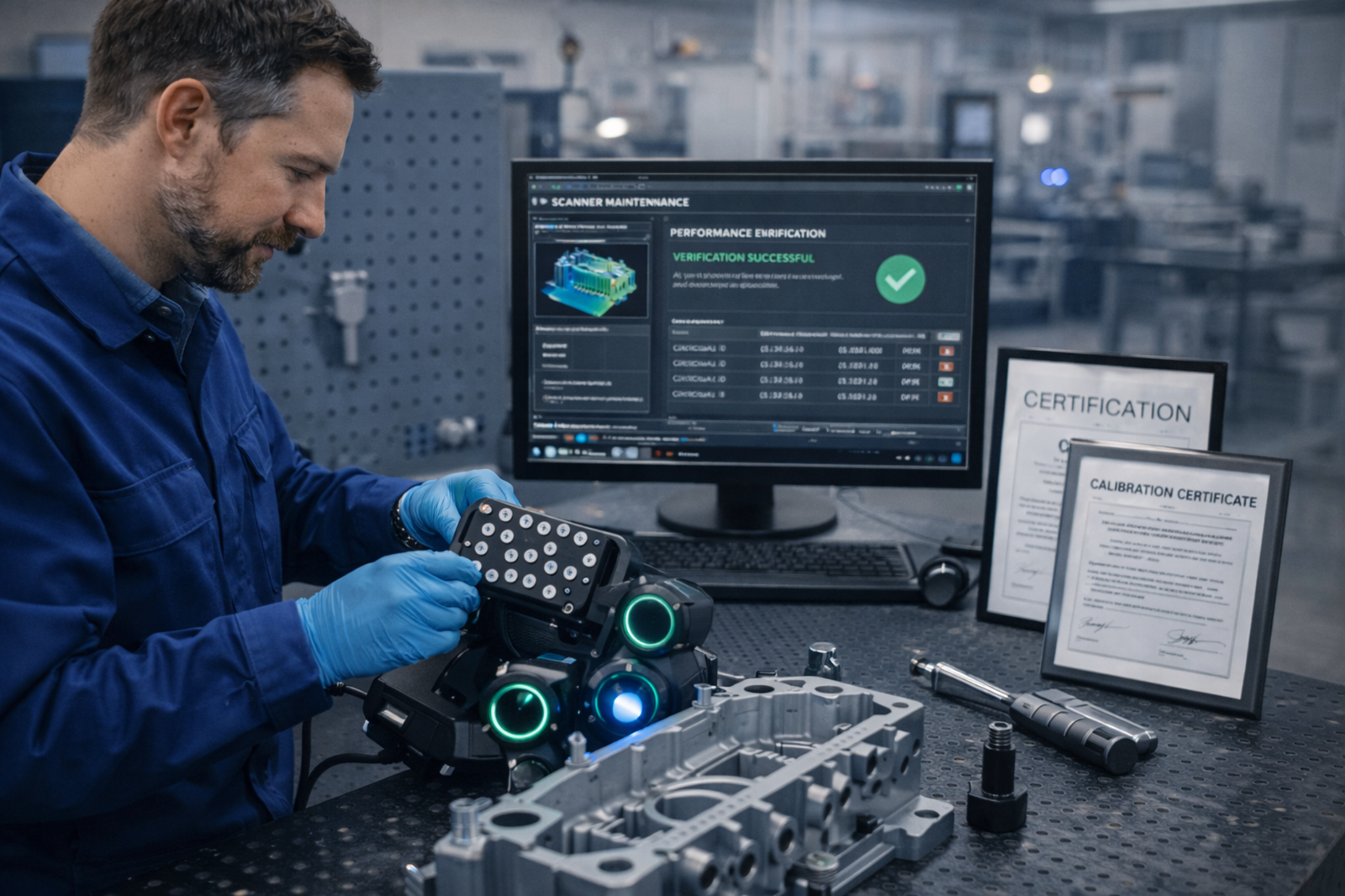 Scanare 3D Industrială în Mediu de Producție