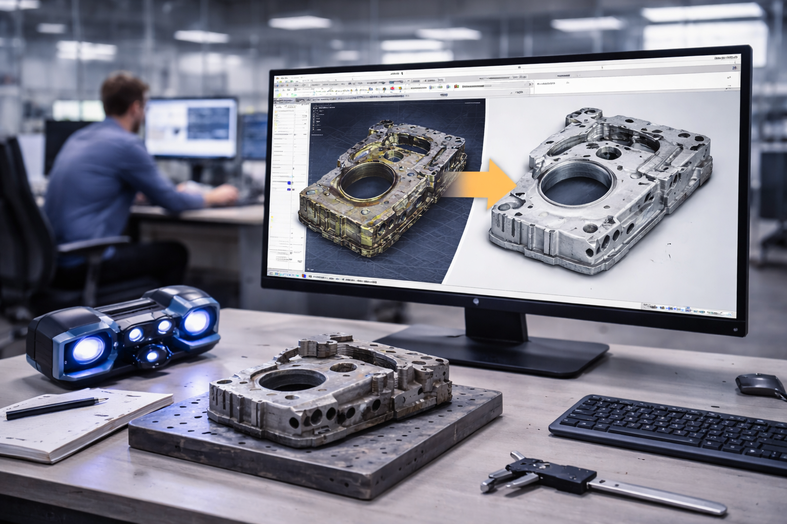 Reverse engineering și reconstrucție CAD