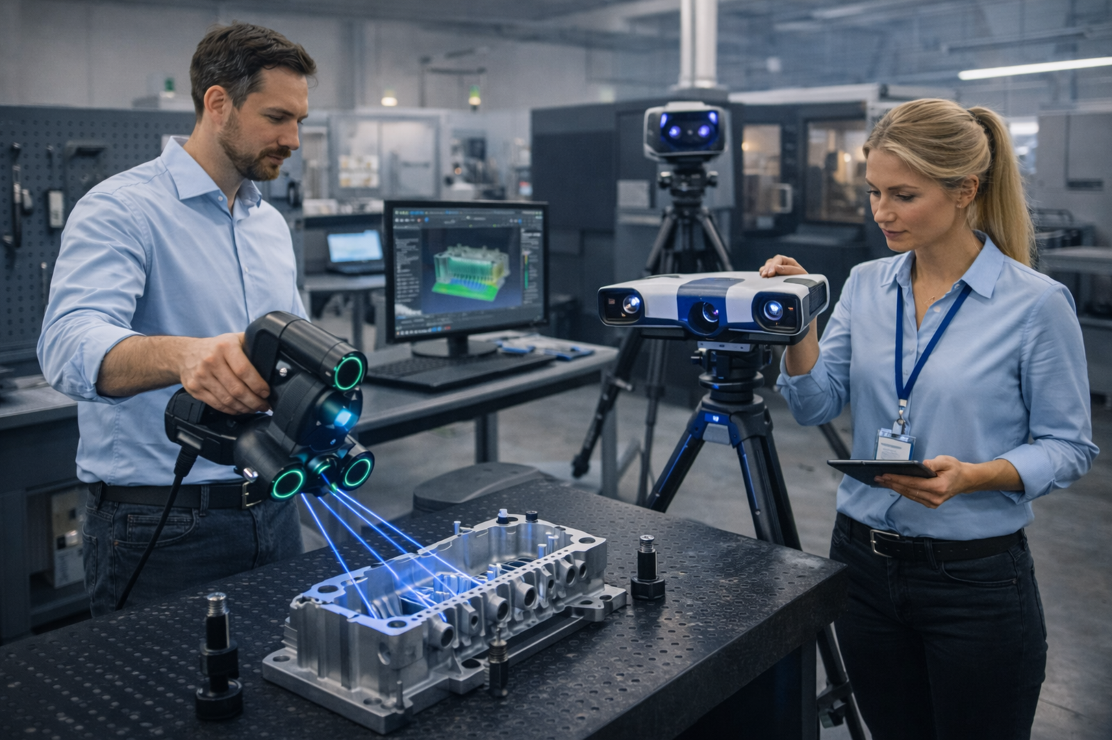 Industrial 3D Scanners for Professional Metrology Applications