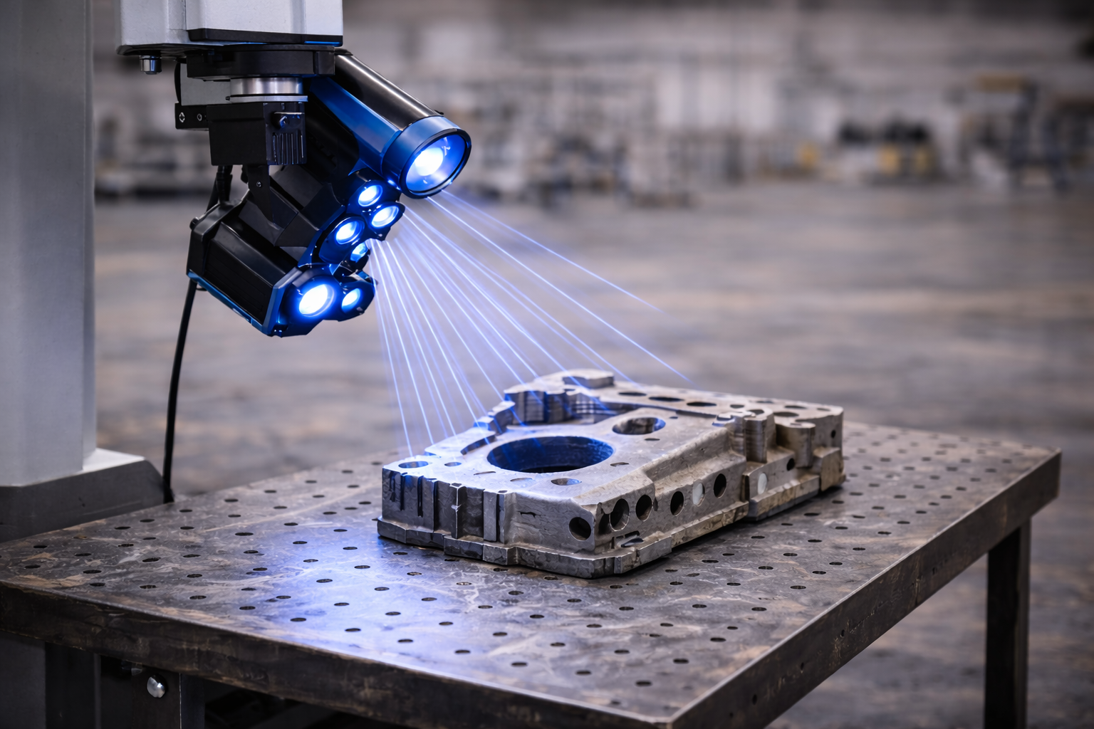 Hochpräzises industrielles 3D-Scanning