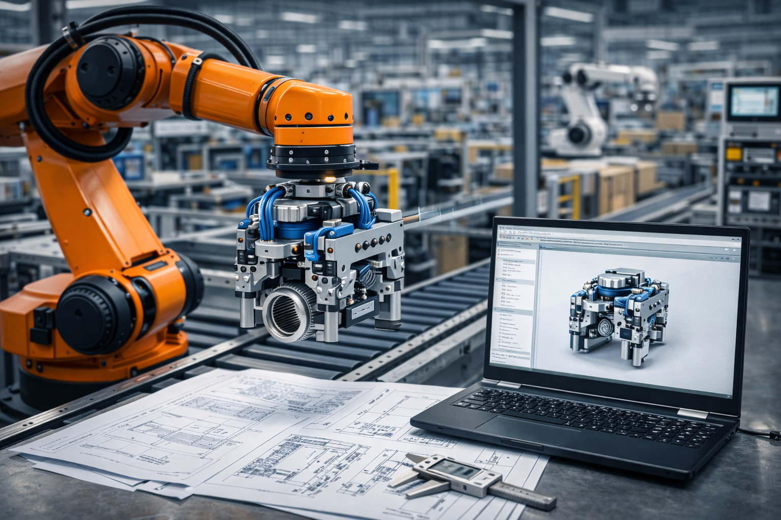 Proiectare & Integrare EOAT (End-of-Arm Tooling)