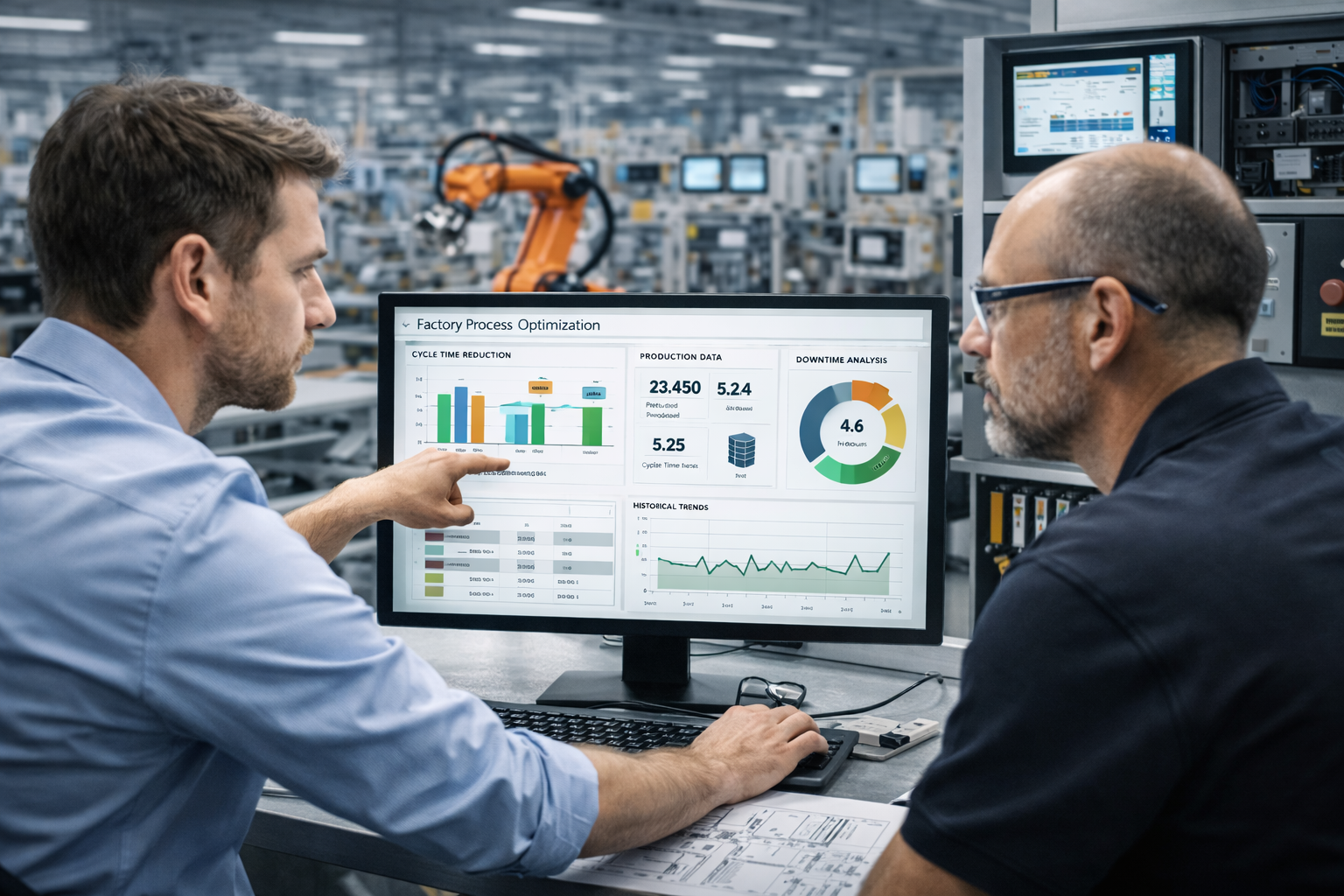 Factory Process Optimization & Cycle Time Reduction
