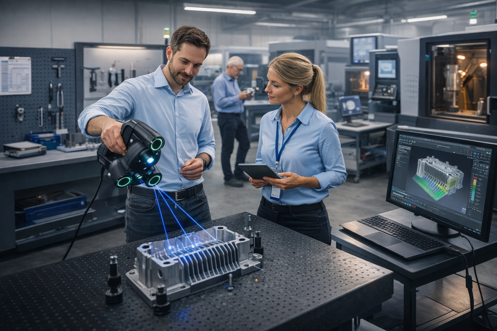 Mentenanță și Certificare Scaner 3D Industrial