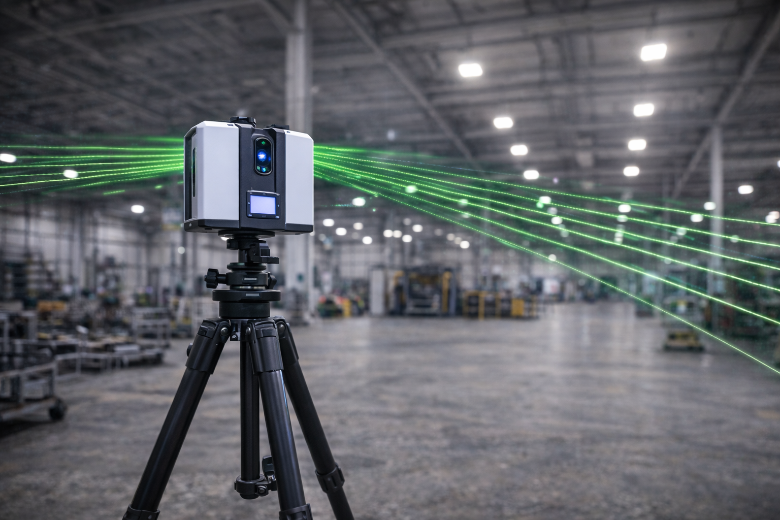 Scanare LiDAR pentru obiecte și medii industriale de mari dimensiuni