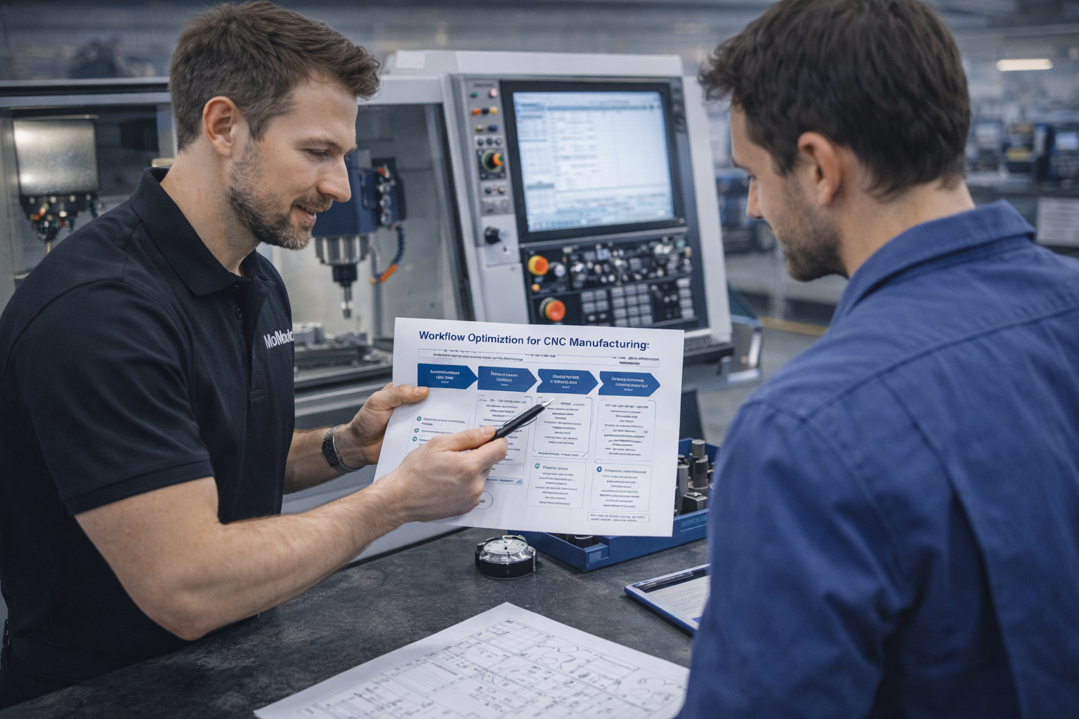CNC Manufacturing Workflow Optimization