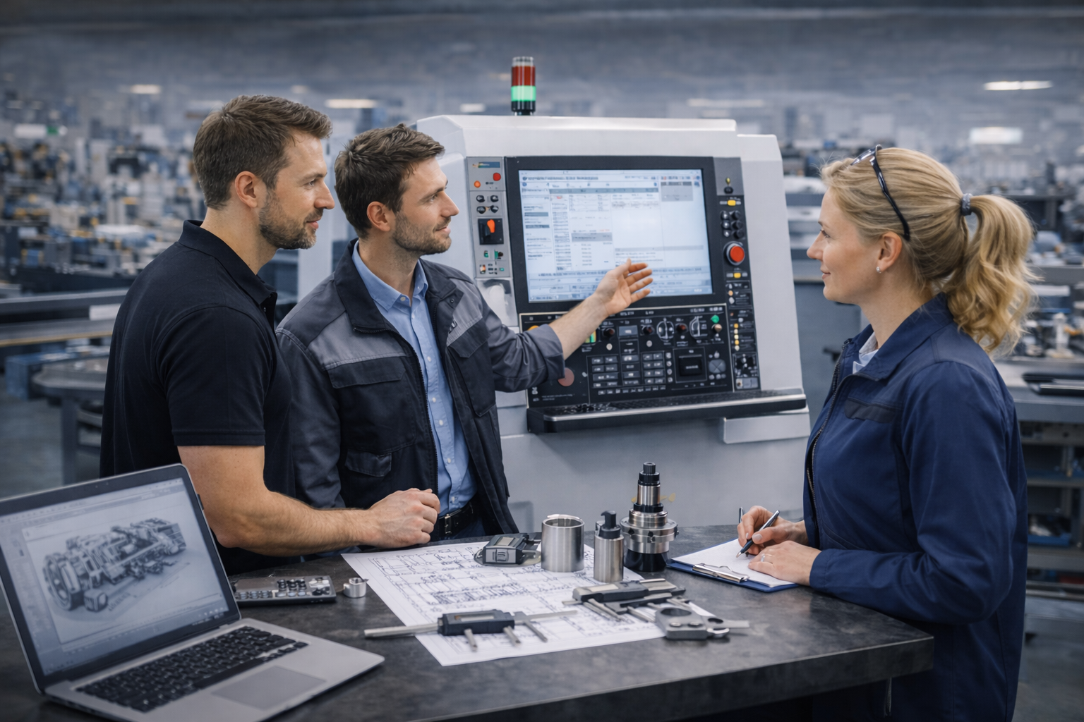 Vertrieb, Schulung und Beratung für CNC-Maschinen