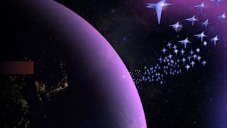 Abstract space graphic