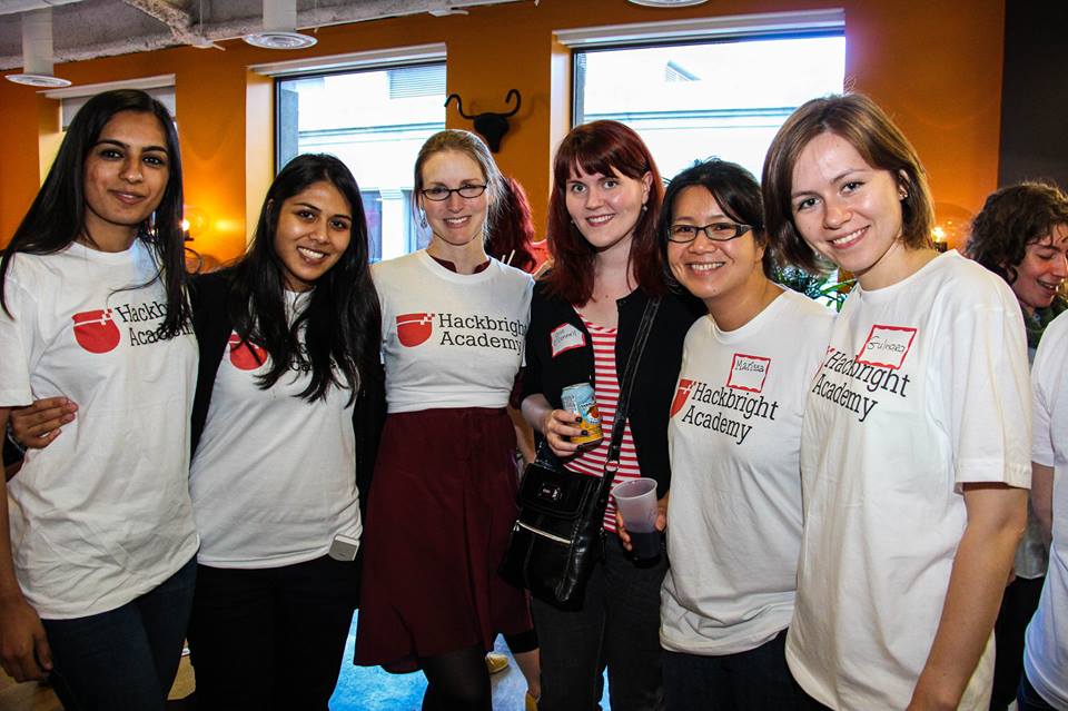 Figure 1: Hackbright cohort graduation celebration 2013.