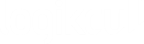 White rectangular logo or placeholder on a light gray background