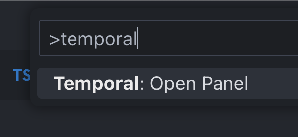 Temporal: Open Panel