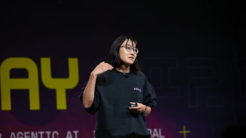 Kernel co-founder Catherine Jue speaking at Replay 2026