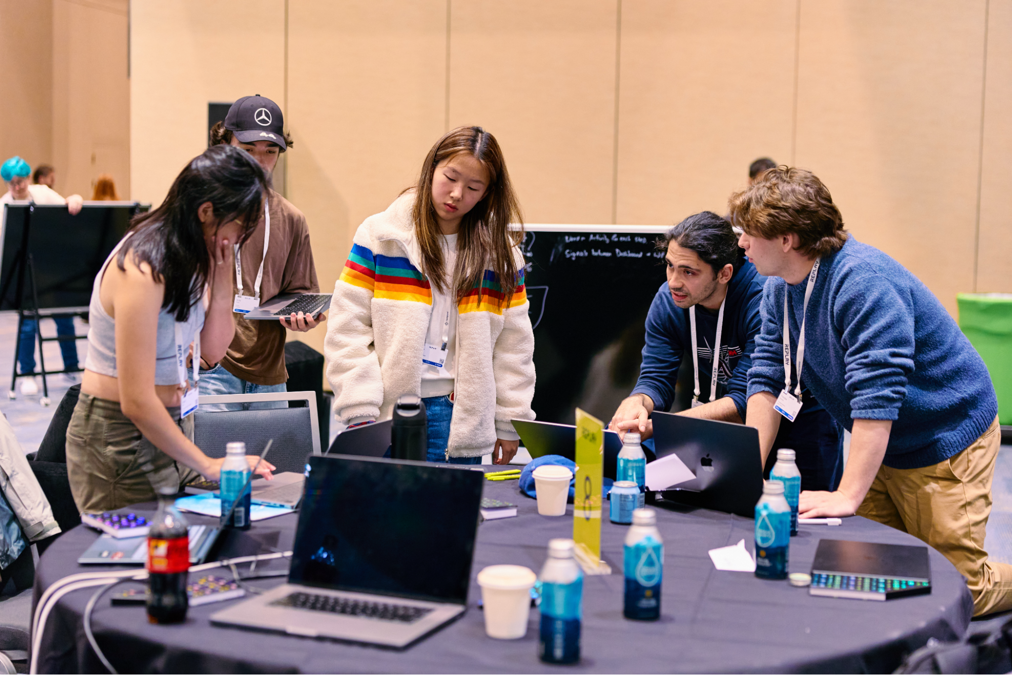 team-working-together-during-the-hackathon