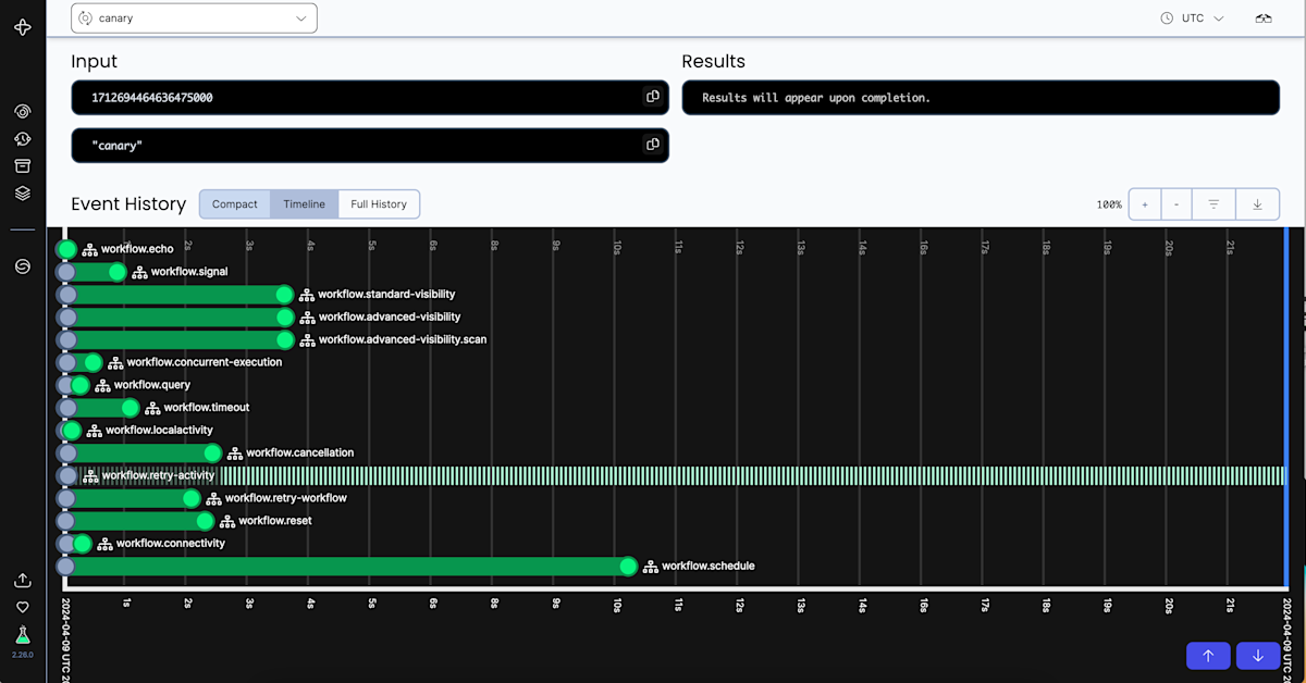 Temporal Web UI v2.26.0 | Temporal