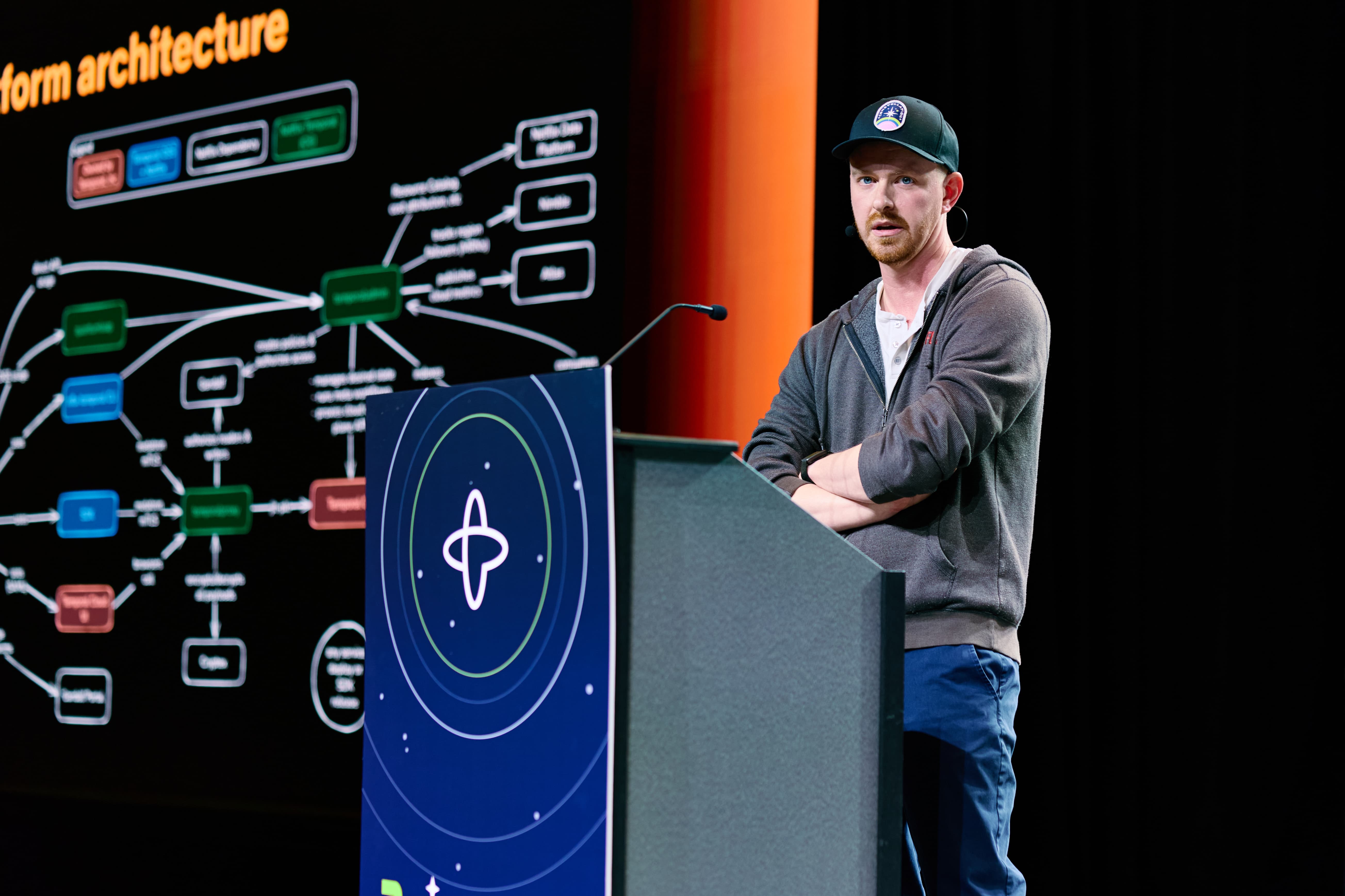 Rob Zienert from Netflix talking at Replay 2026