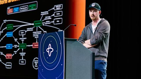 Rob Zienert from Netflix talking at Replay 2026