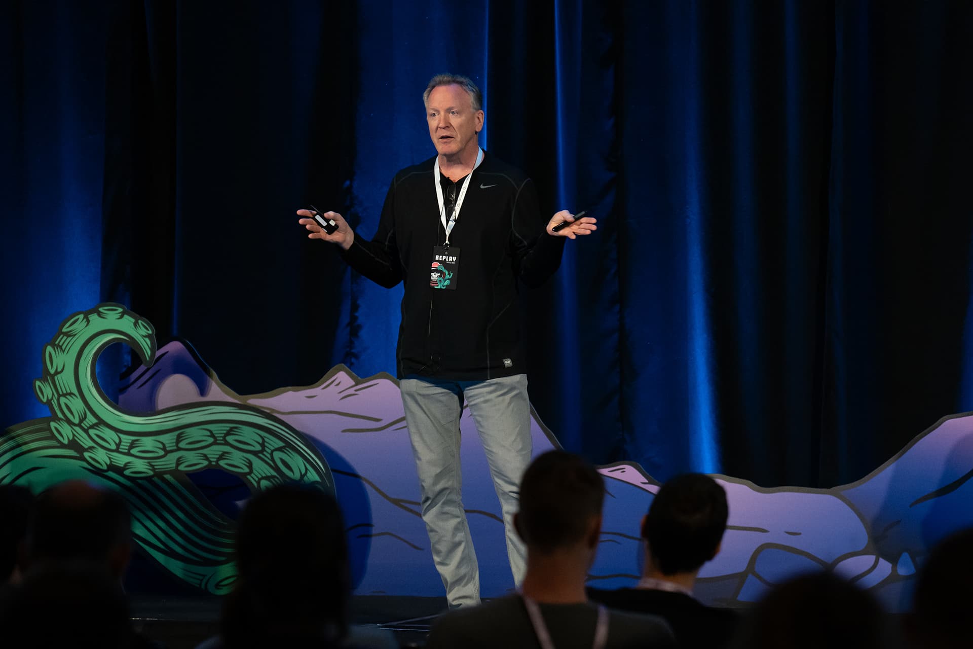 Paul speaking at Replay 2023