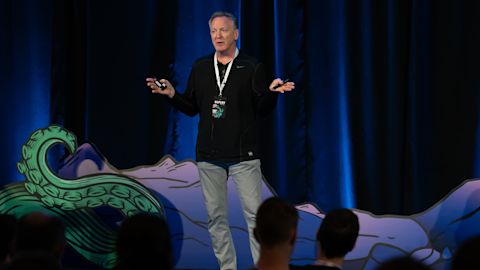 Paul speaking at Replay 2023