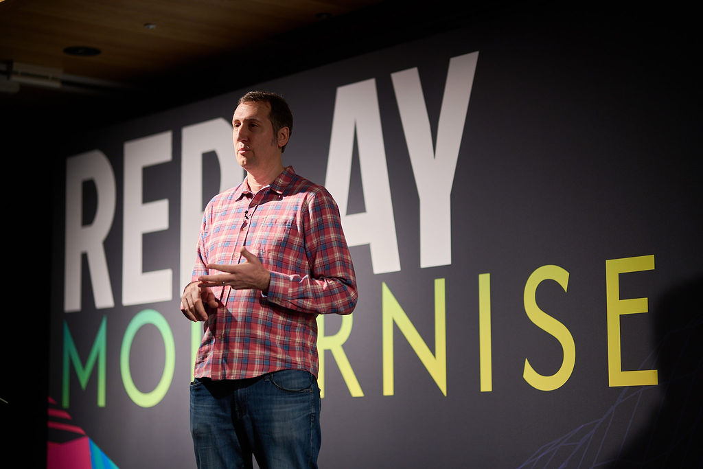 Phil Prasek speaking at Replay 2025